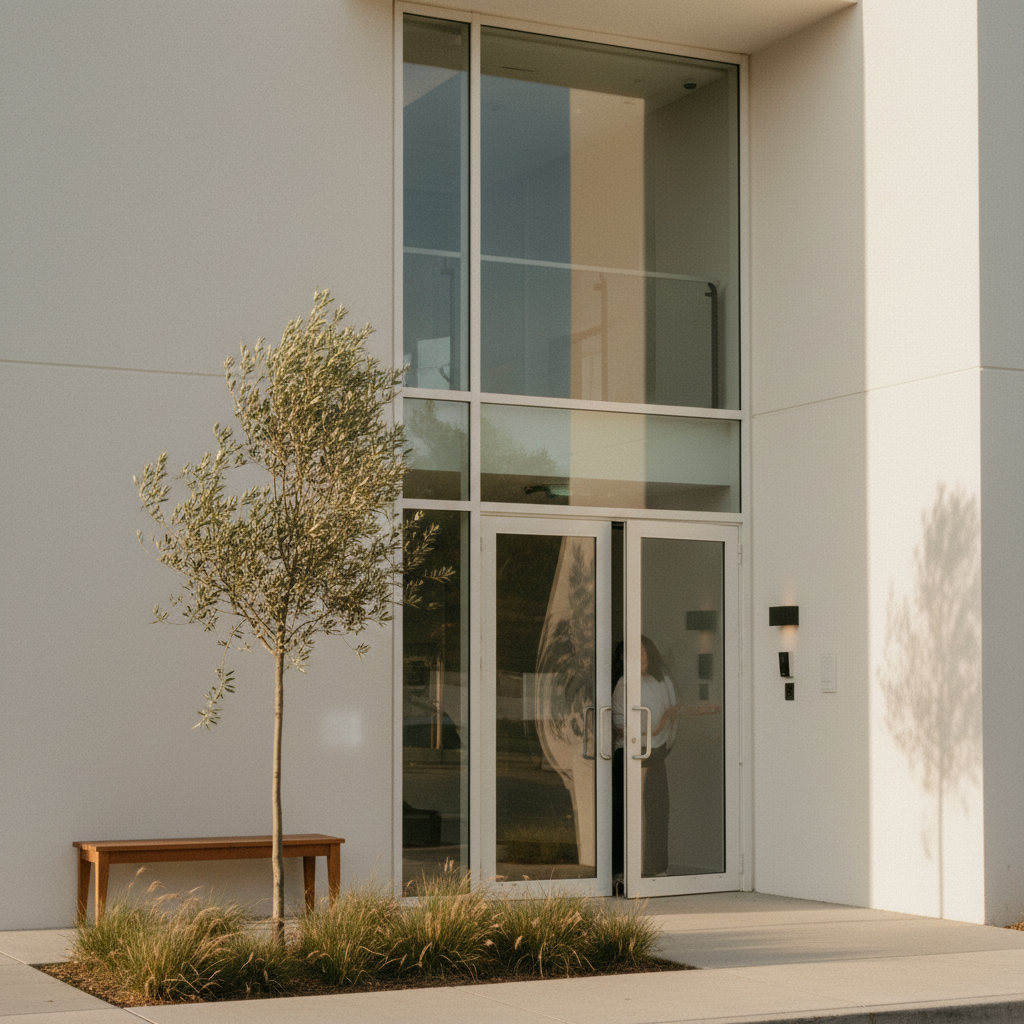 イルマーレレディースクリニックの外観